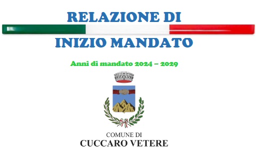 RELAZIONE DI INIZIO MANDATO 2019 - 2024